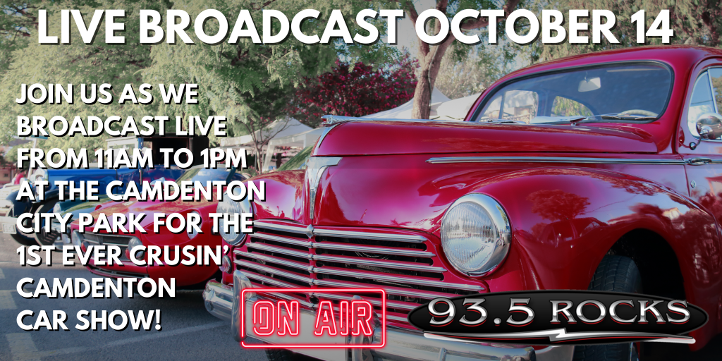 935 ROCKS Broadcasting Live October 14 At Camdenton City Park For Classic Car Show!