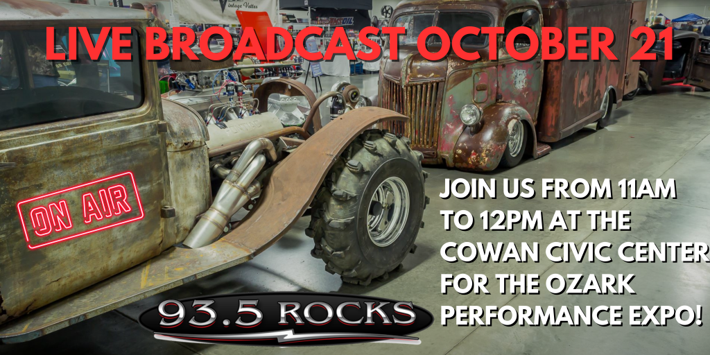 Join 935 ROCK Broadcasting Live At Cowan Civic Center In Lebanon October 21st!