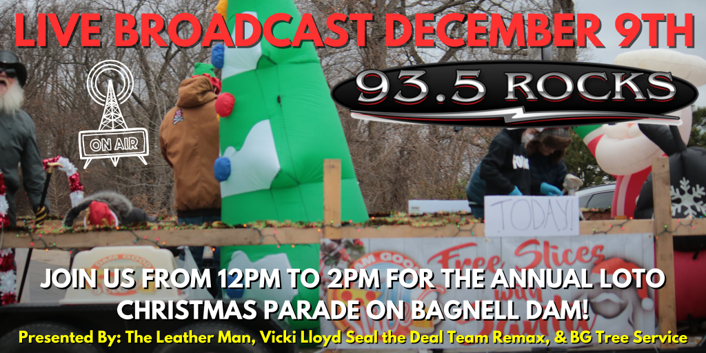 935 ROCKS Will Broadcast Live From The Annual Lake Of The Ozarks Christmas Parade December 9th!